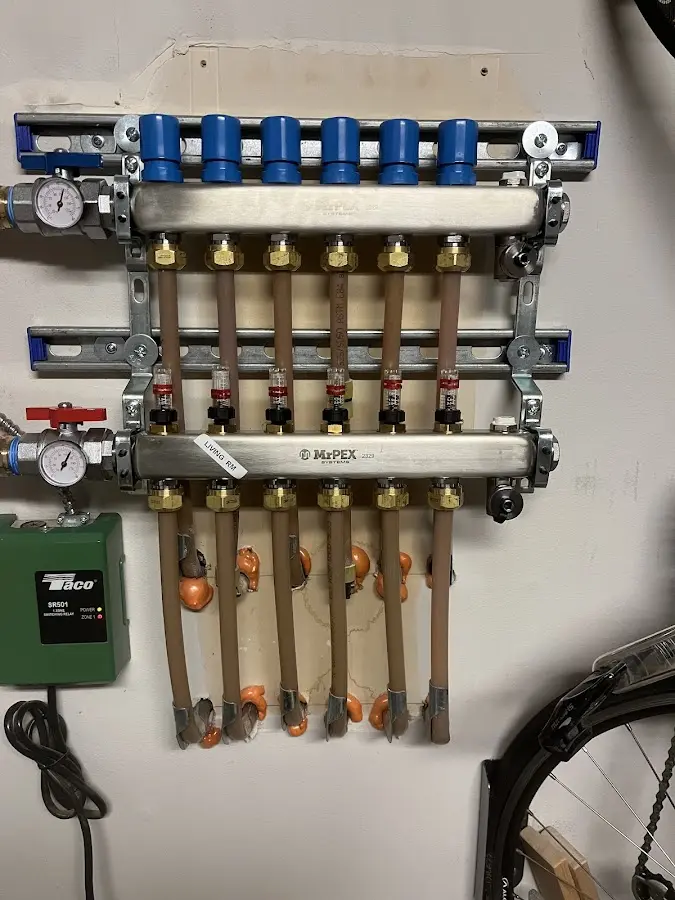 Plumber performing Gas Leak Detection at a residential property in Wood-Ridge